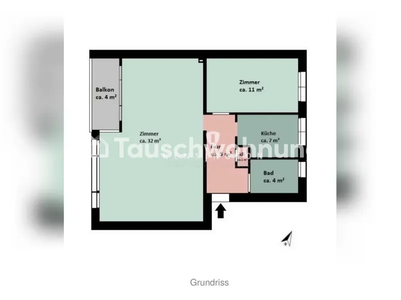 Tauschwohnung: Tausche meine Eigentumswohnung Haselhorst 2 Zimmer — photo 1